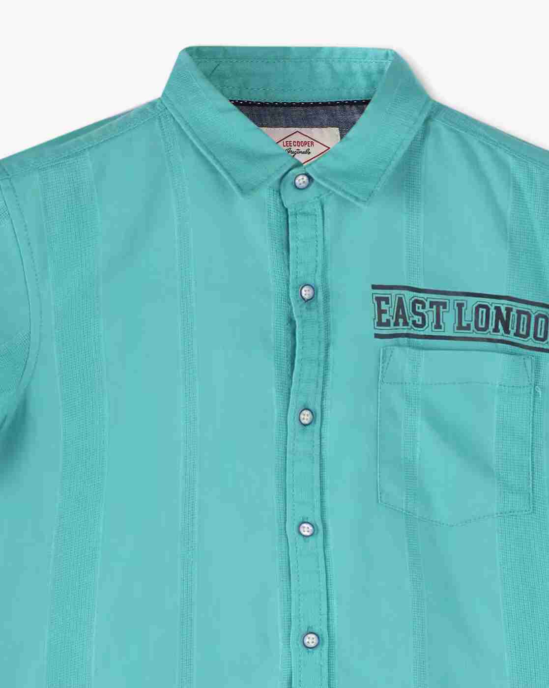 Lee Cooper | Boys Slim Fit Shirt with Embroidery|2