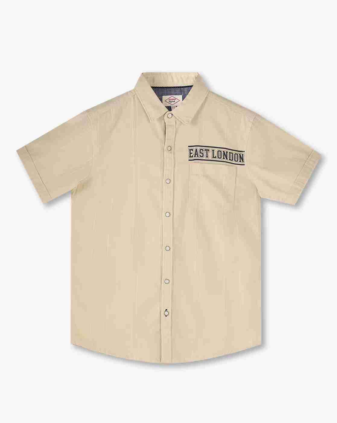 Lee Cooper | Boys Slim Fit Shirt with Embroidery|0