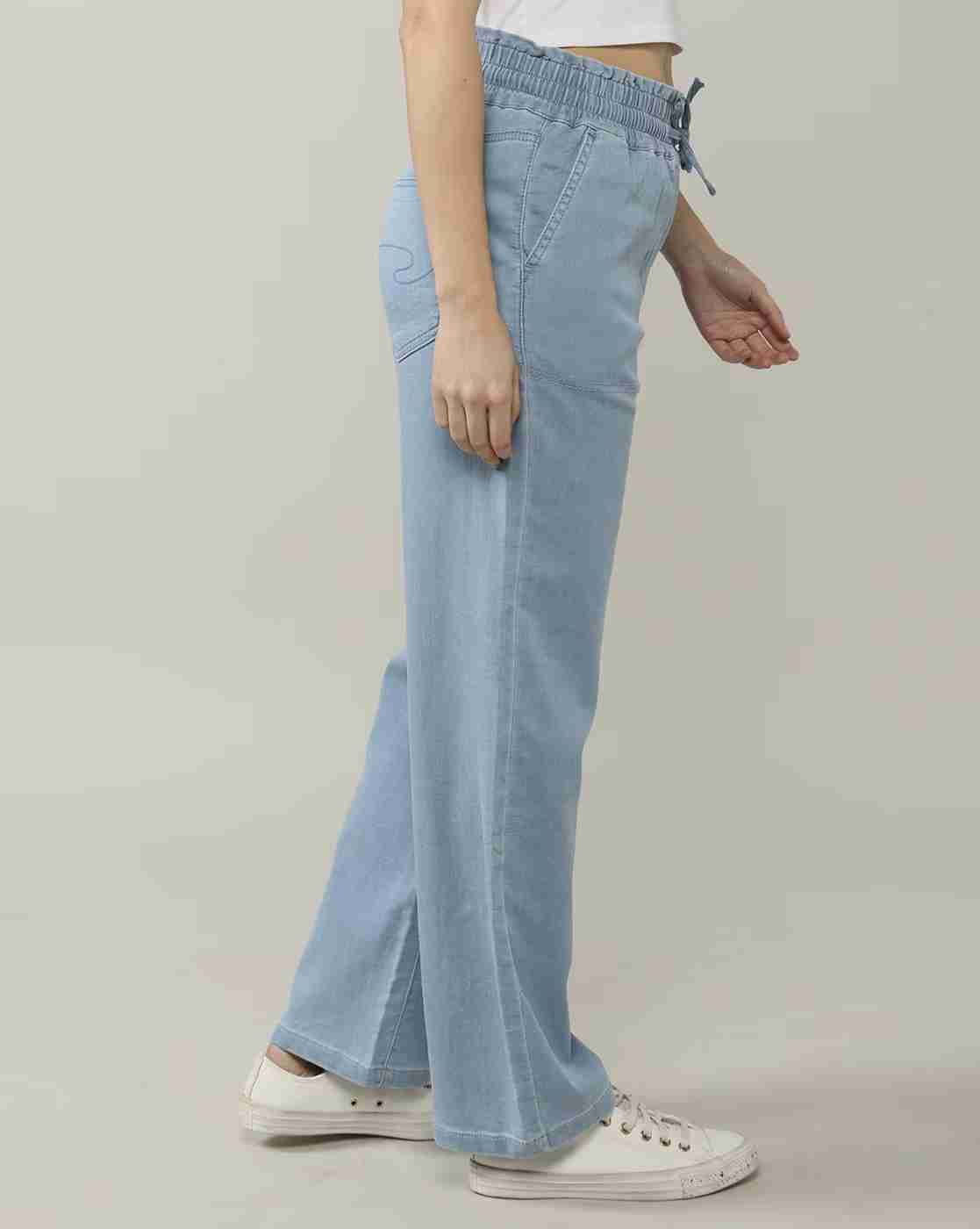 Lee Cooper | Women Light-Wash Straight Loose Fit Jeans|2