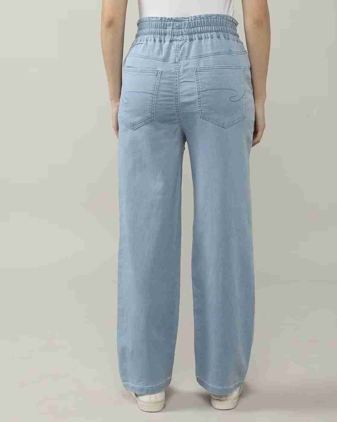 Lee Cooper | Women Light-Wash Straight Loose Fit Jeans|3