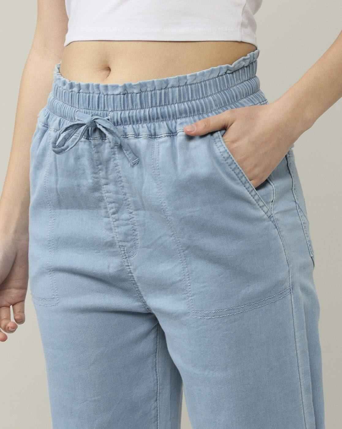 Lee Cooper | Women Light-Wash Straight Loose Fit Jeans|4