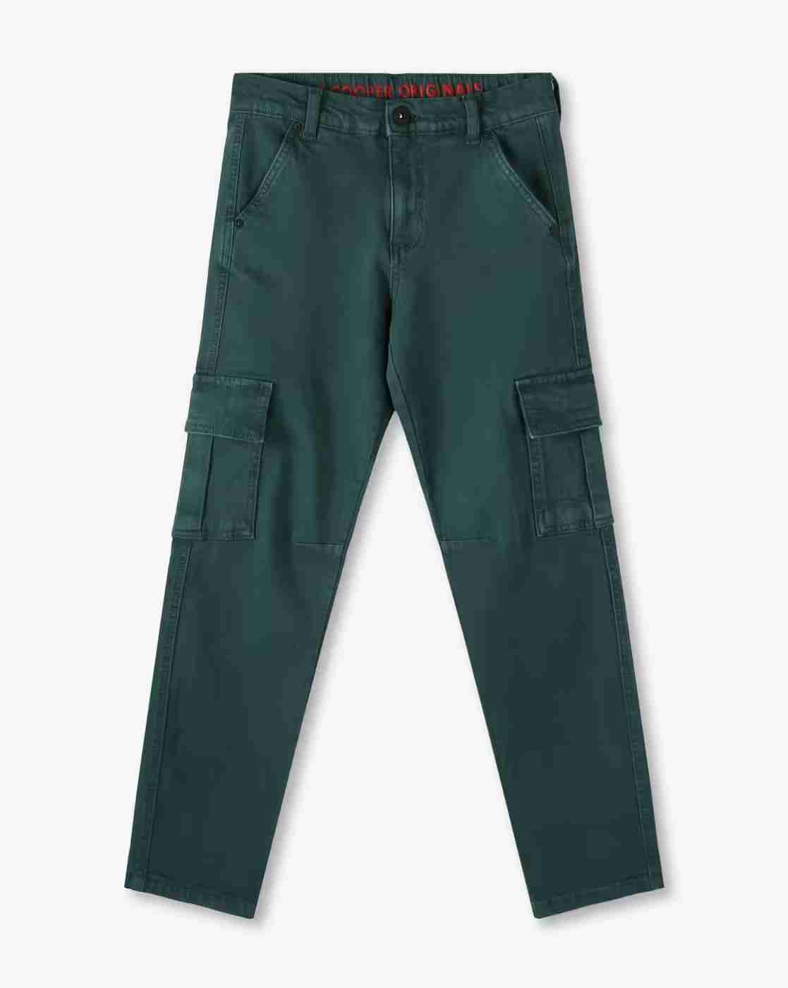Boys Regular Fit Cargo Trousers