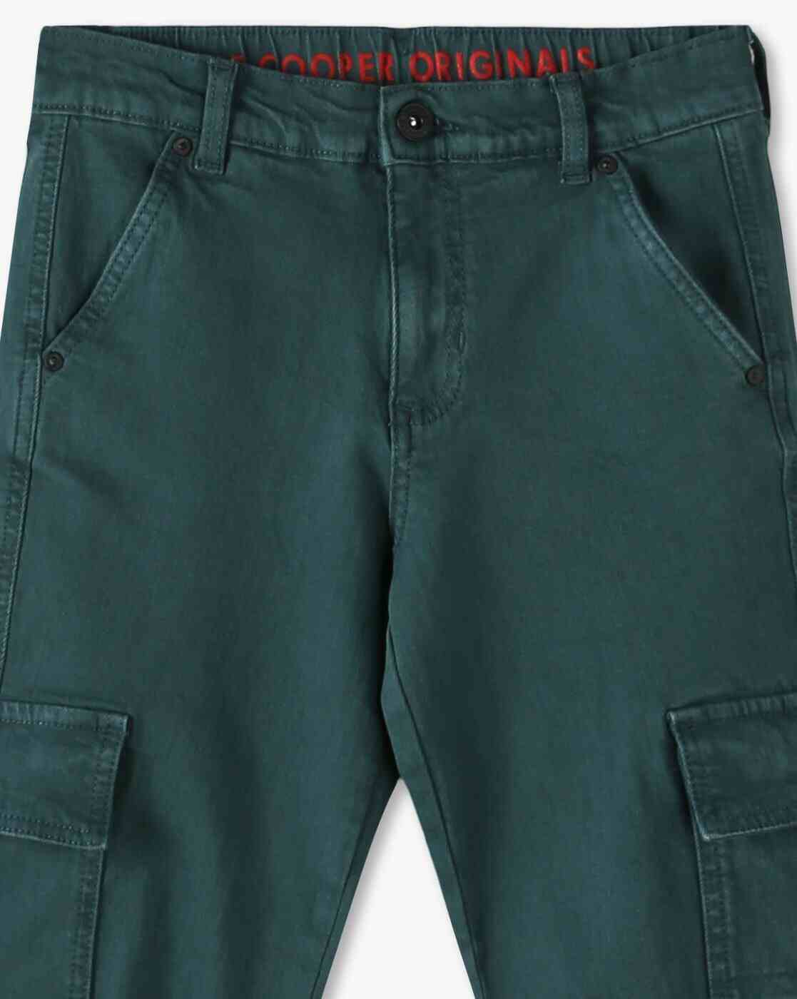 Lee Cooper | Boys Regular Fit Cargo Trousers|2