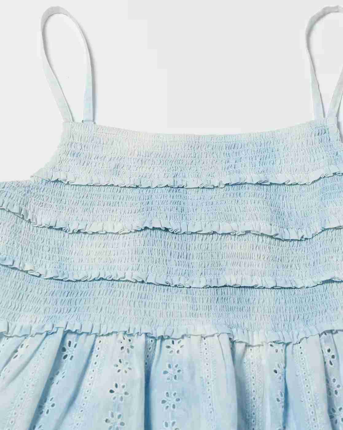 Lee Cooper | Women Embroidered Regular Fit Flared Top|5
