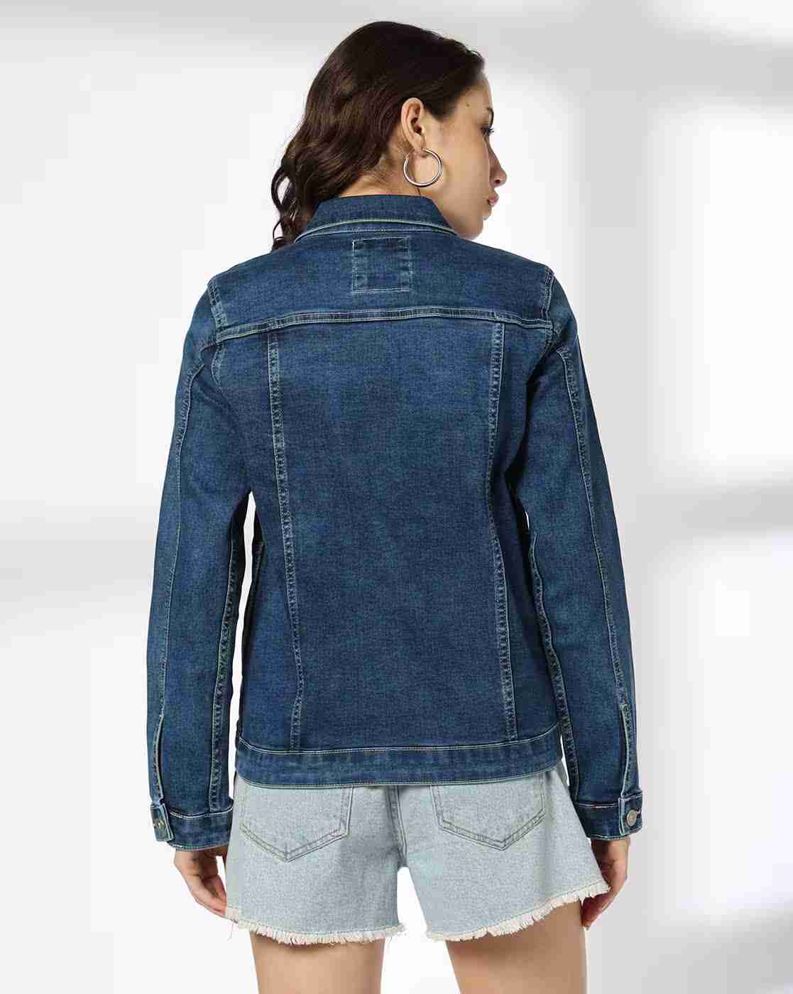 Lee Cooper | Women Regular Fit Denim Jacket|3