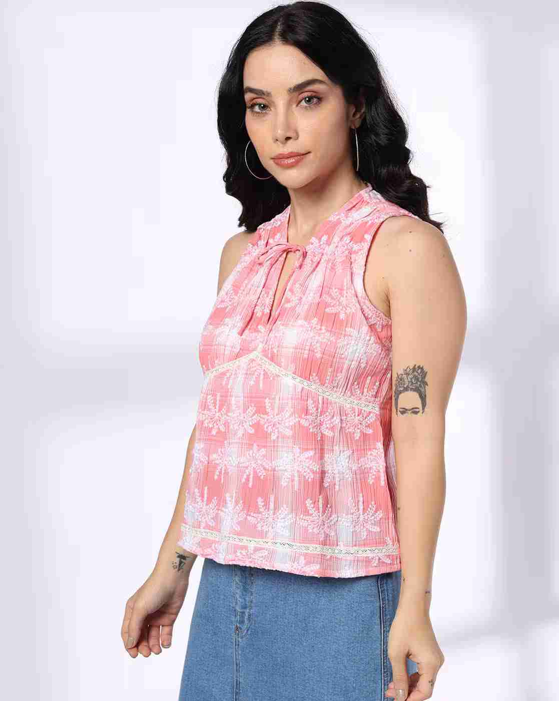 Lee Cooper | Women Floral Print Regular Fit Top|0