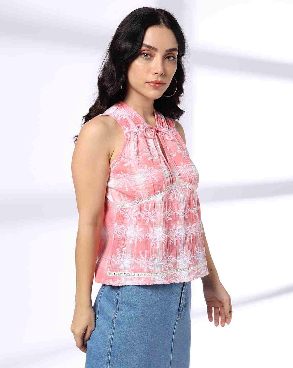 Lee Cooper | Women Floral Print Regular Fit Top|1