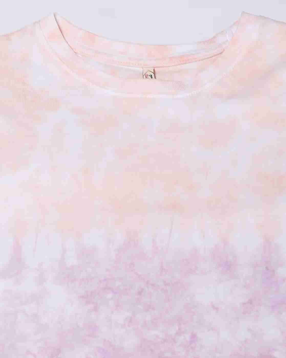 Lee Cooper | Women Tie & Dye Boxy Fit Round-Neck T-Shirt|4