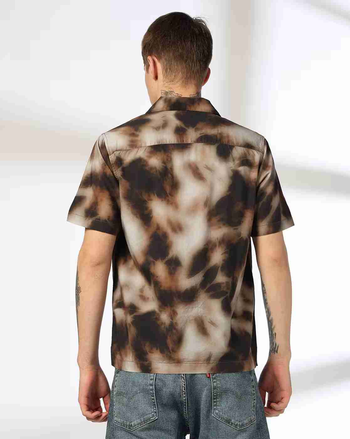Lee Cooper | Men All-Over Print Resort Regular Fit Shirt|2