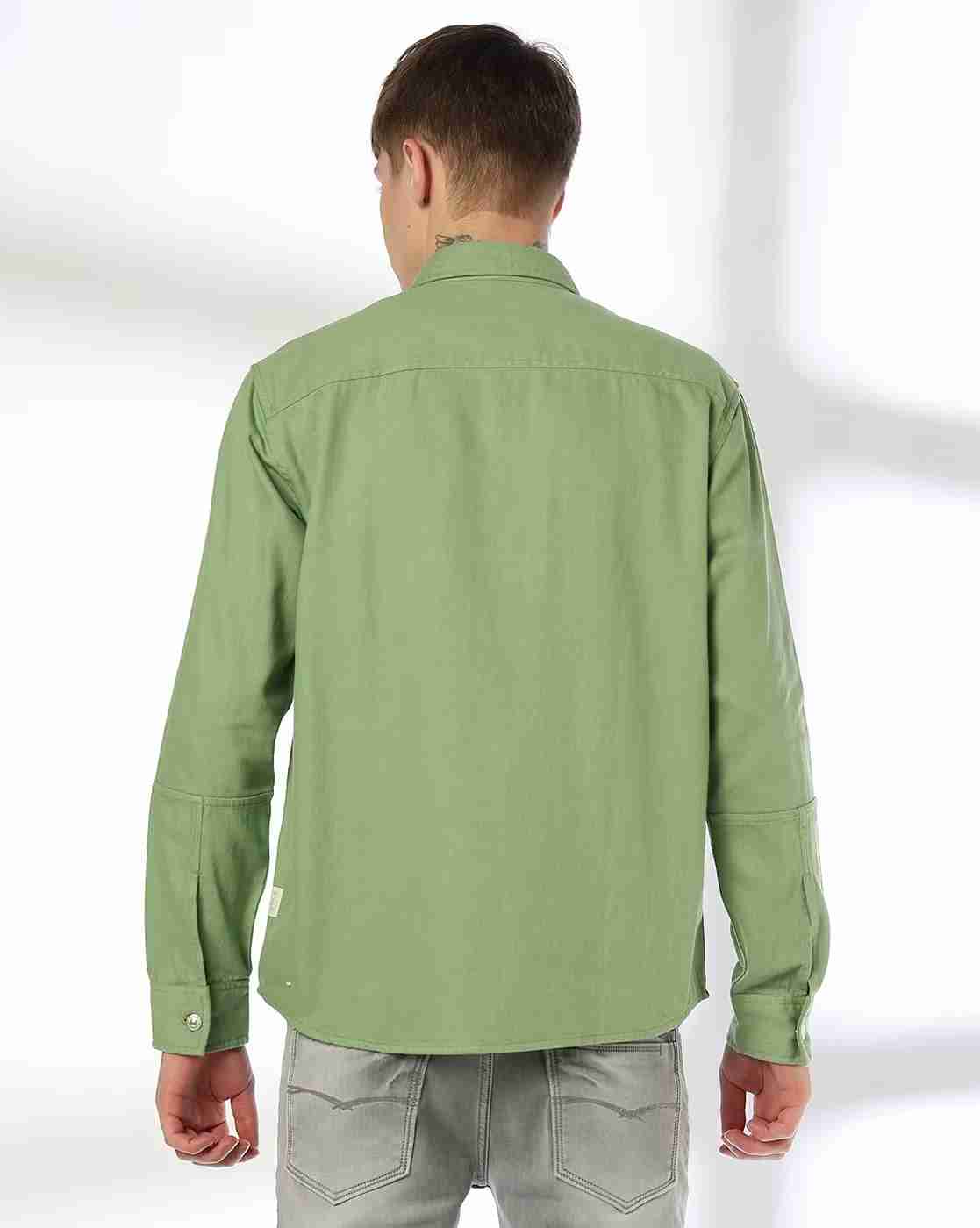 Lee Cooper | Men Oversized Shirt with Flap Pockets|3