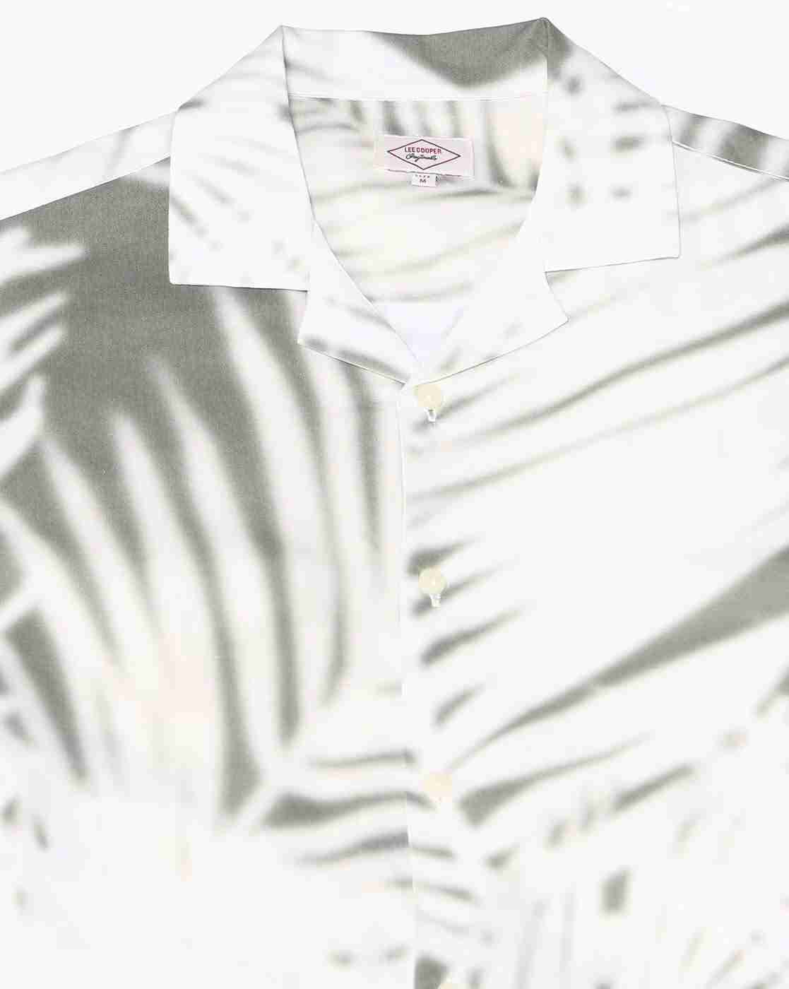 Lee Cooper | Men Leaf Print Regular Fit Shirt|5