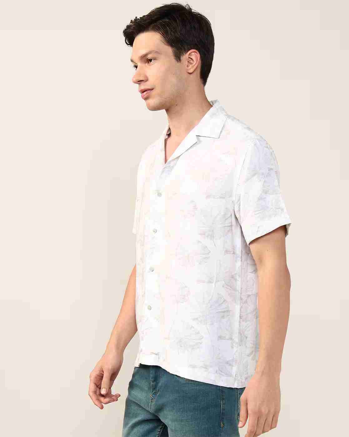 Lee Cooper | Men All-Over Print Resort Fit Shirt