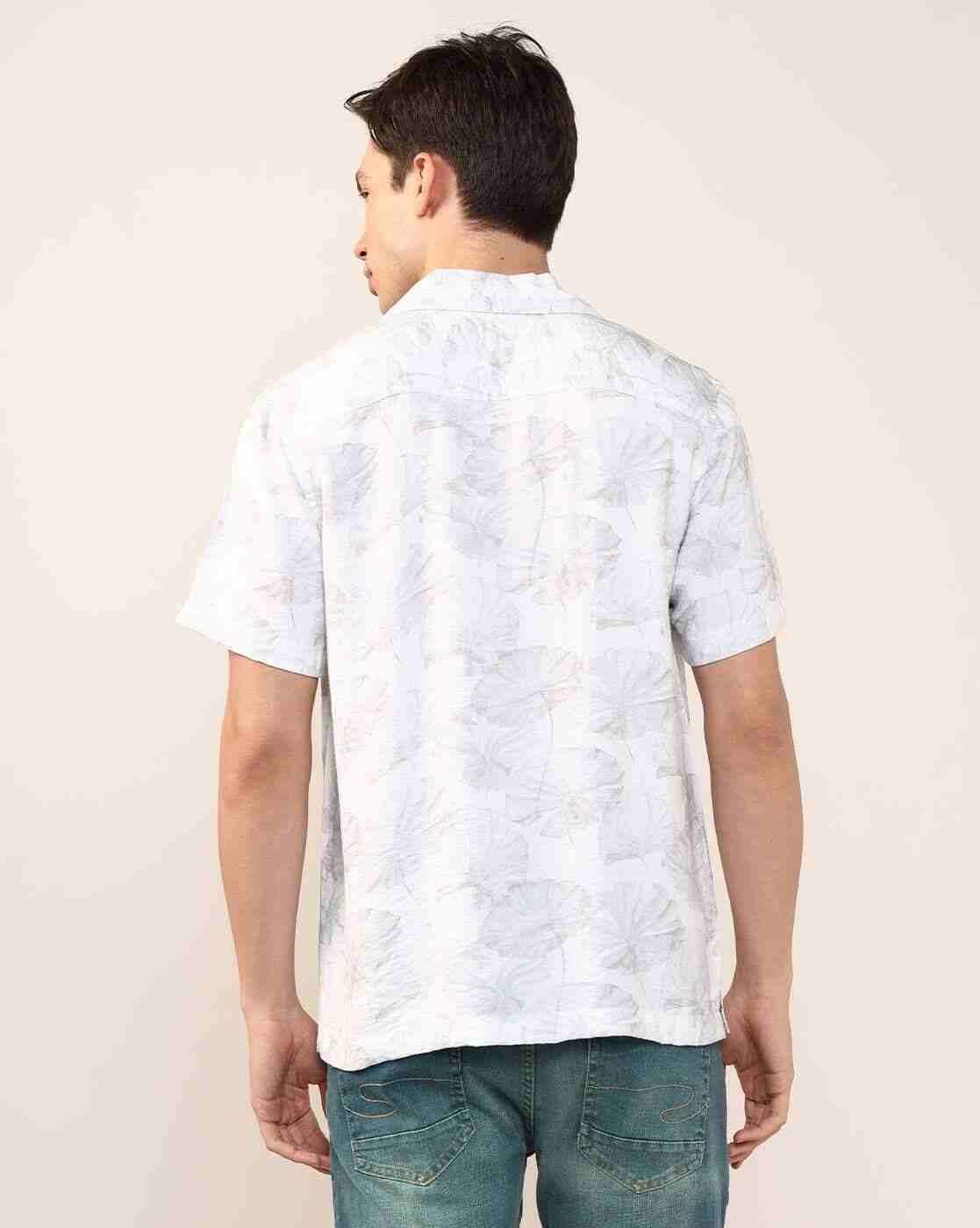 Lee Cooper | Men All-Over Print Resort Fit Shirt|2