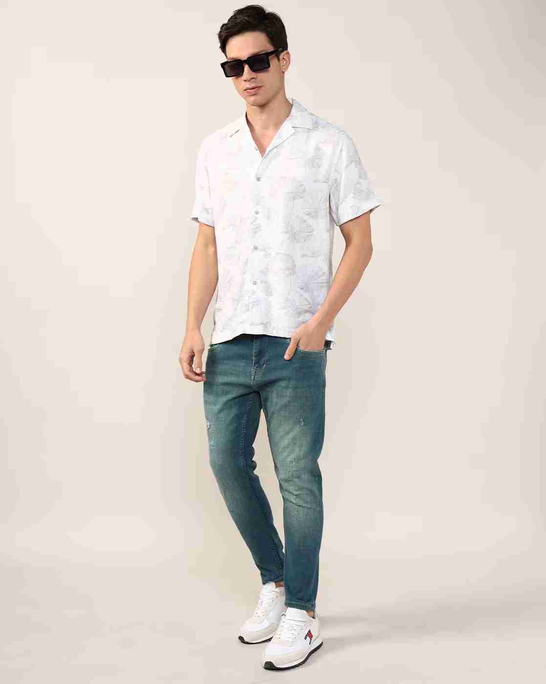Lee Cooper | Men All-Over Print Resort Fit Shirt|3