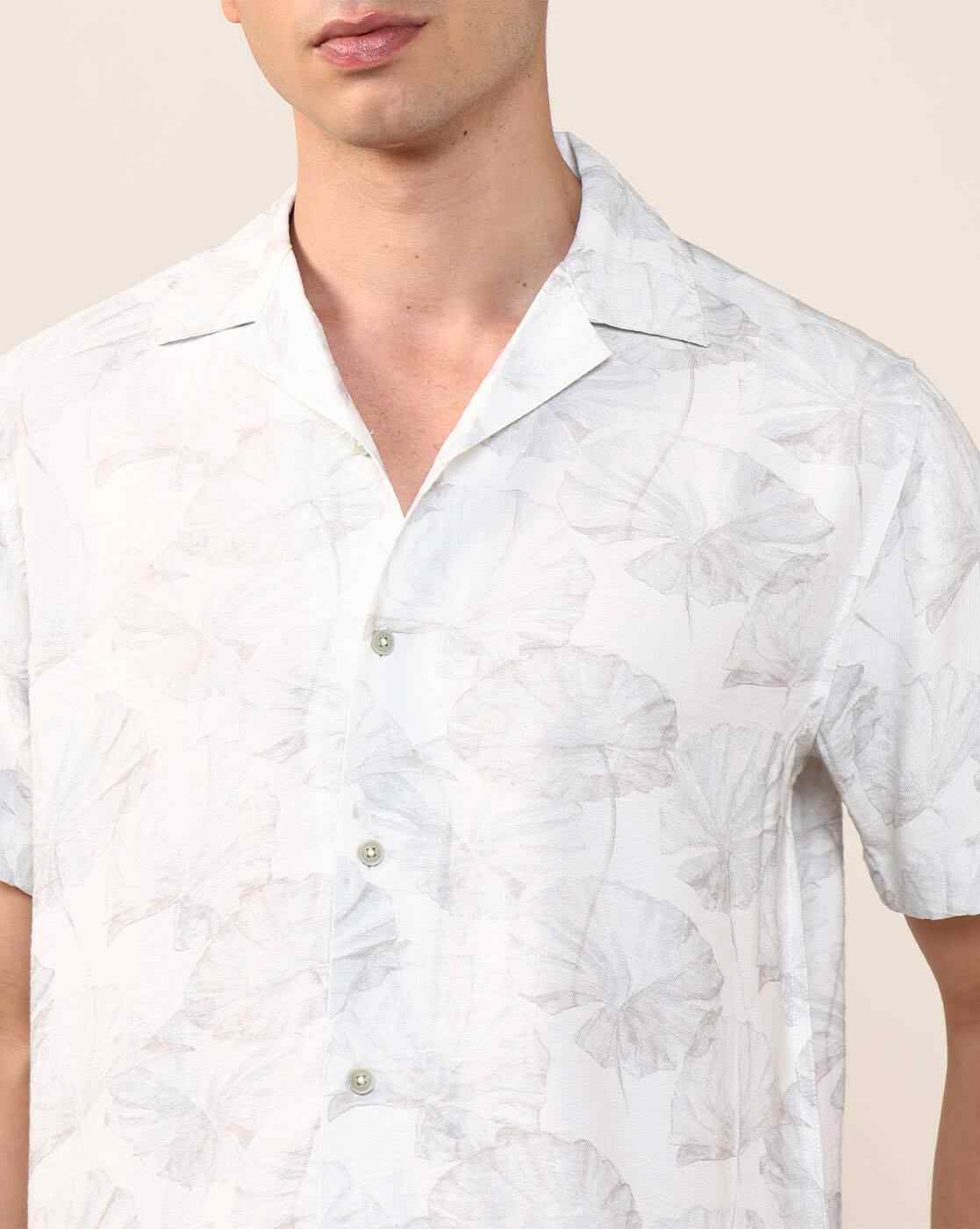 Lee Cooper | Men All-Over Print Resort Fit Shirt|4