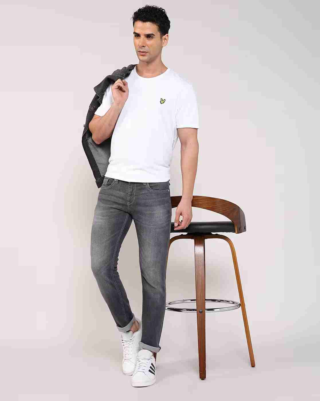Lee Cooper | Men Mid-Wash Slim Fit Jeans|0