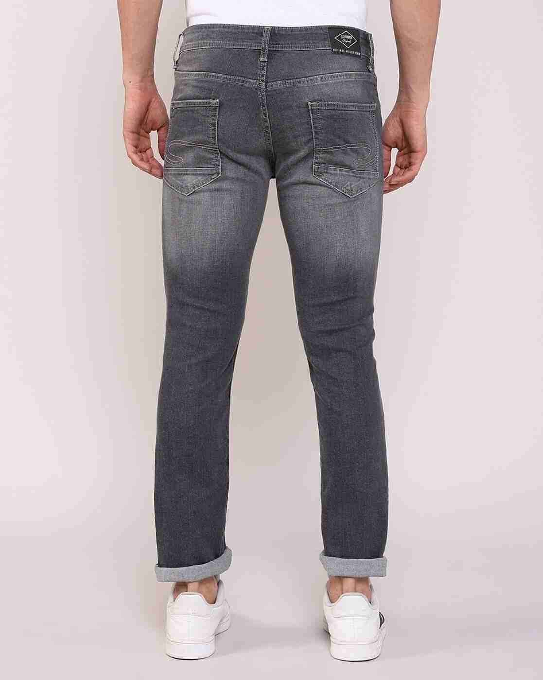 Lee Cooper | Men Mid-Wash Slim Fit Jeans|2