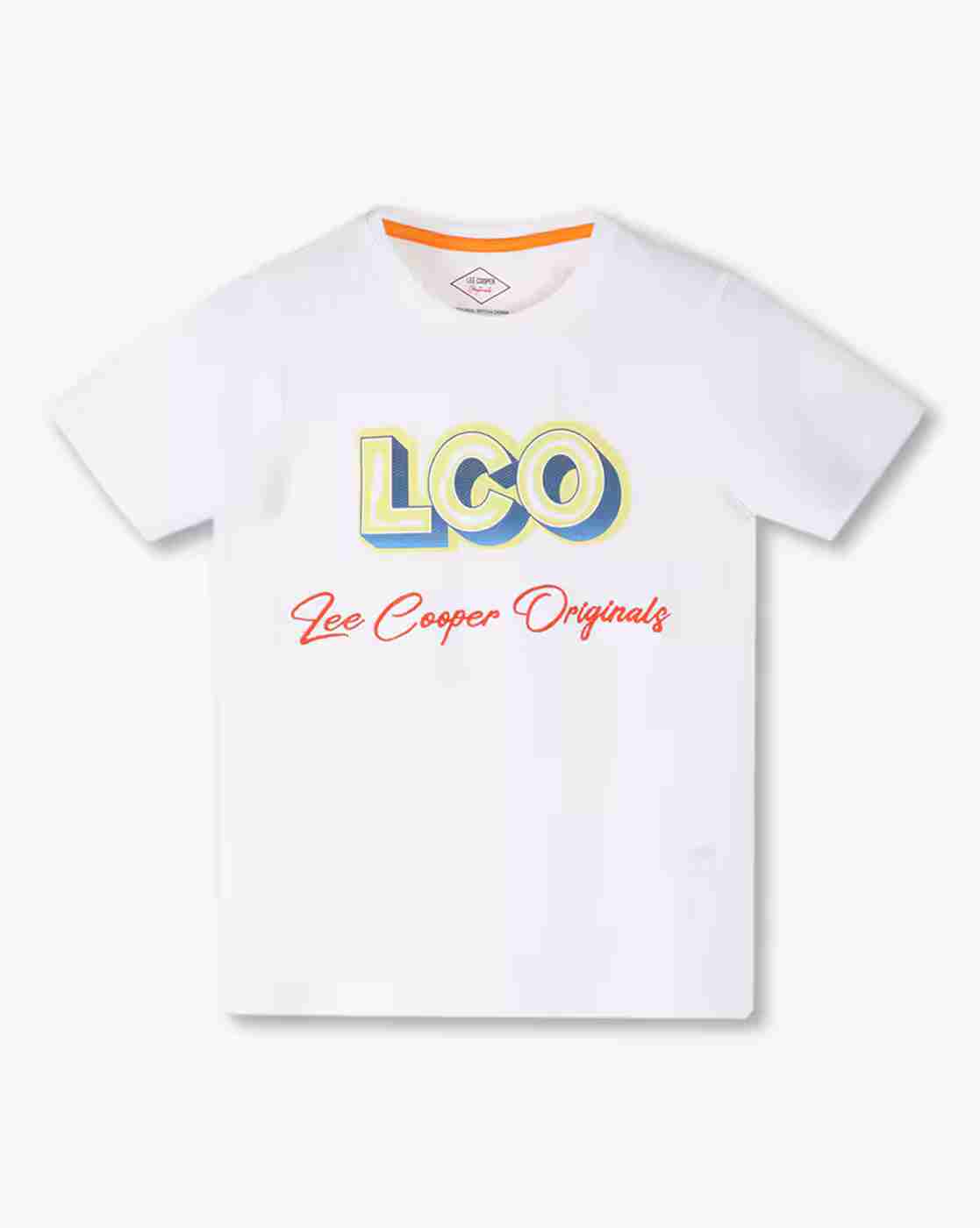 Boys Logo Print Regular Fit Round-Neck T-Shirt