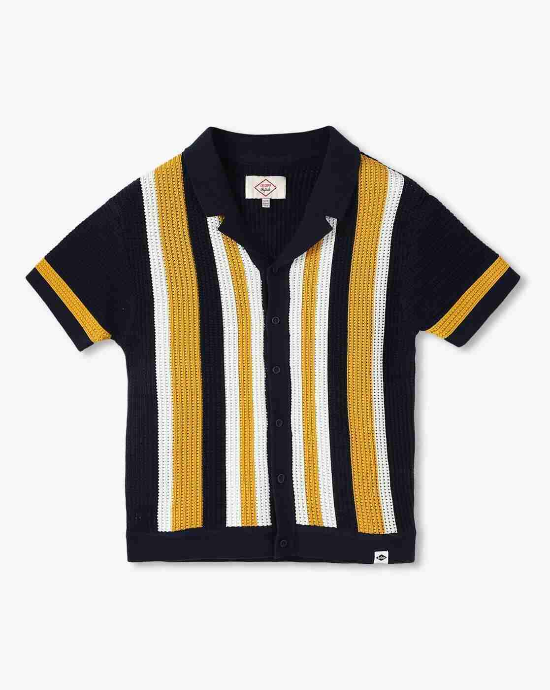 Lee Cooper | Boys Striped Relaxed Fit Cotton Shirt|0
