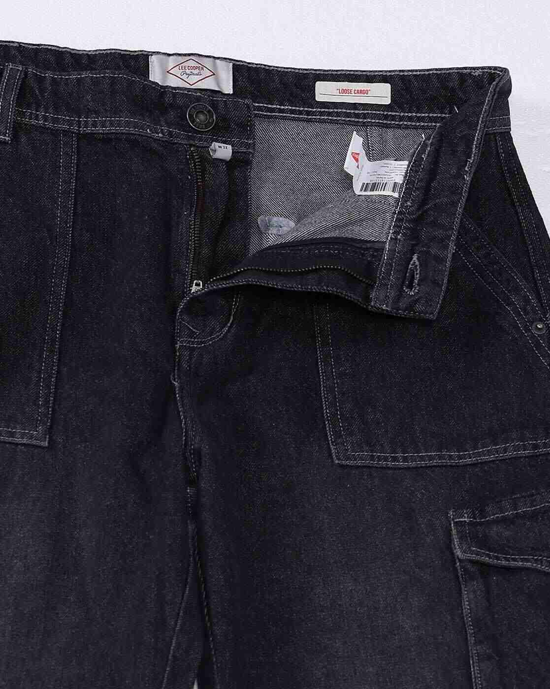 Lee Cooper | Men Relaxed Fit Cotton Cargo Pants