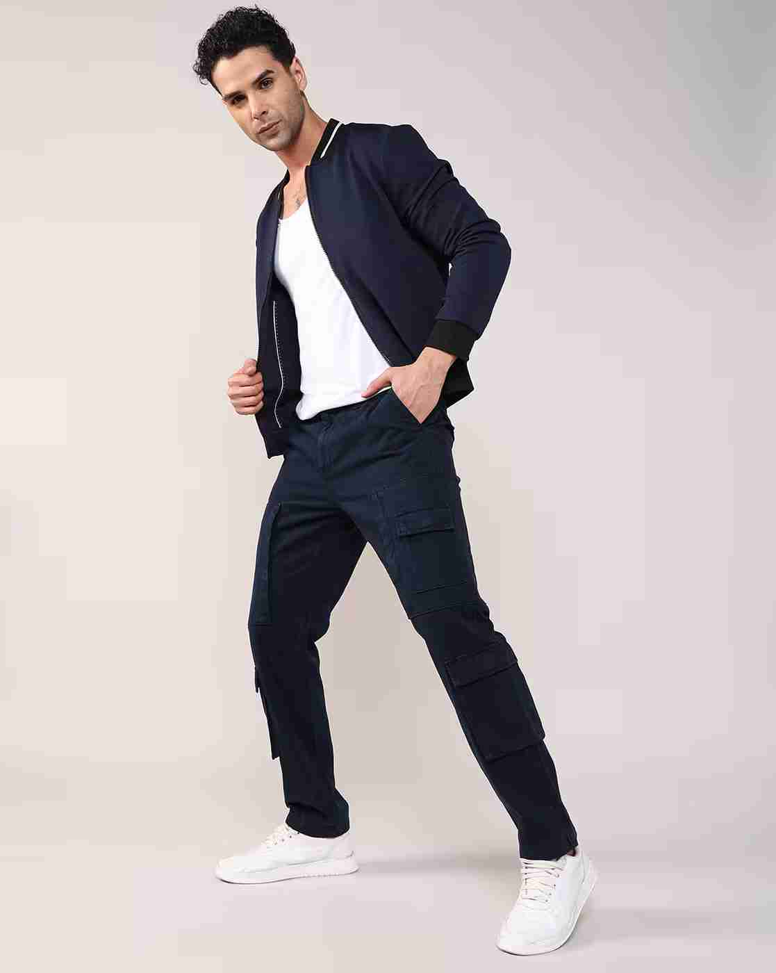 Men Regular Fit Cargo Pants