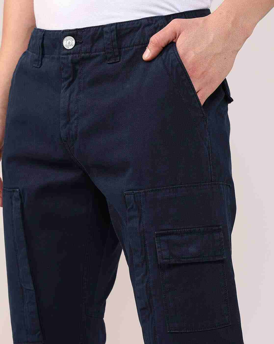 Lee Cooper | Men Regular Fit Cargo Pants|4