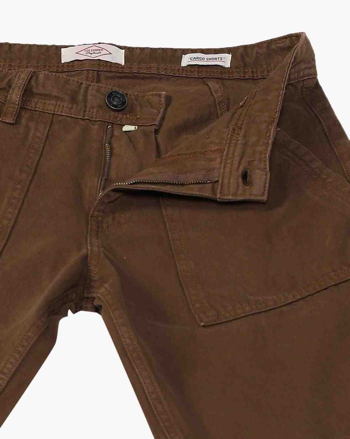 Lee Cooper | Men Regular Fit Cargo Shorts|1