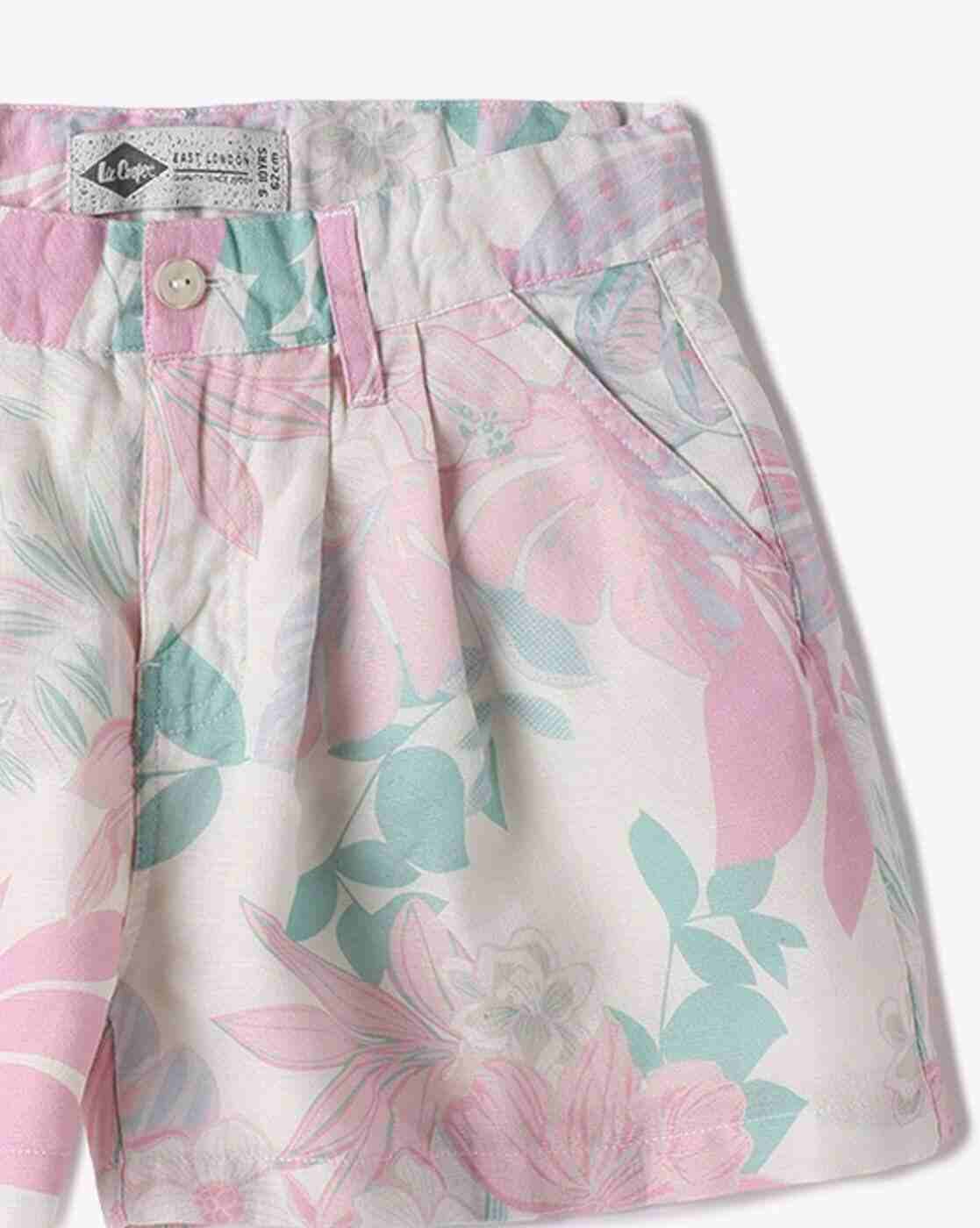 Lee Cooper | Girls Floral Print Peplum Top & Shorts Set|6