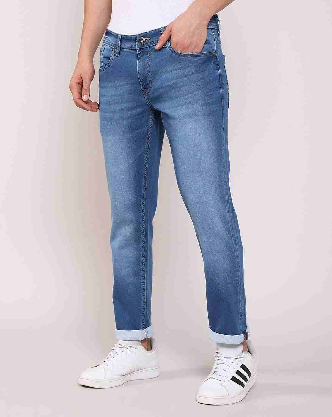 Lee Cooper | Men Mid-Wash Slim Fit Jeans|1