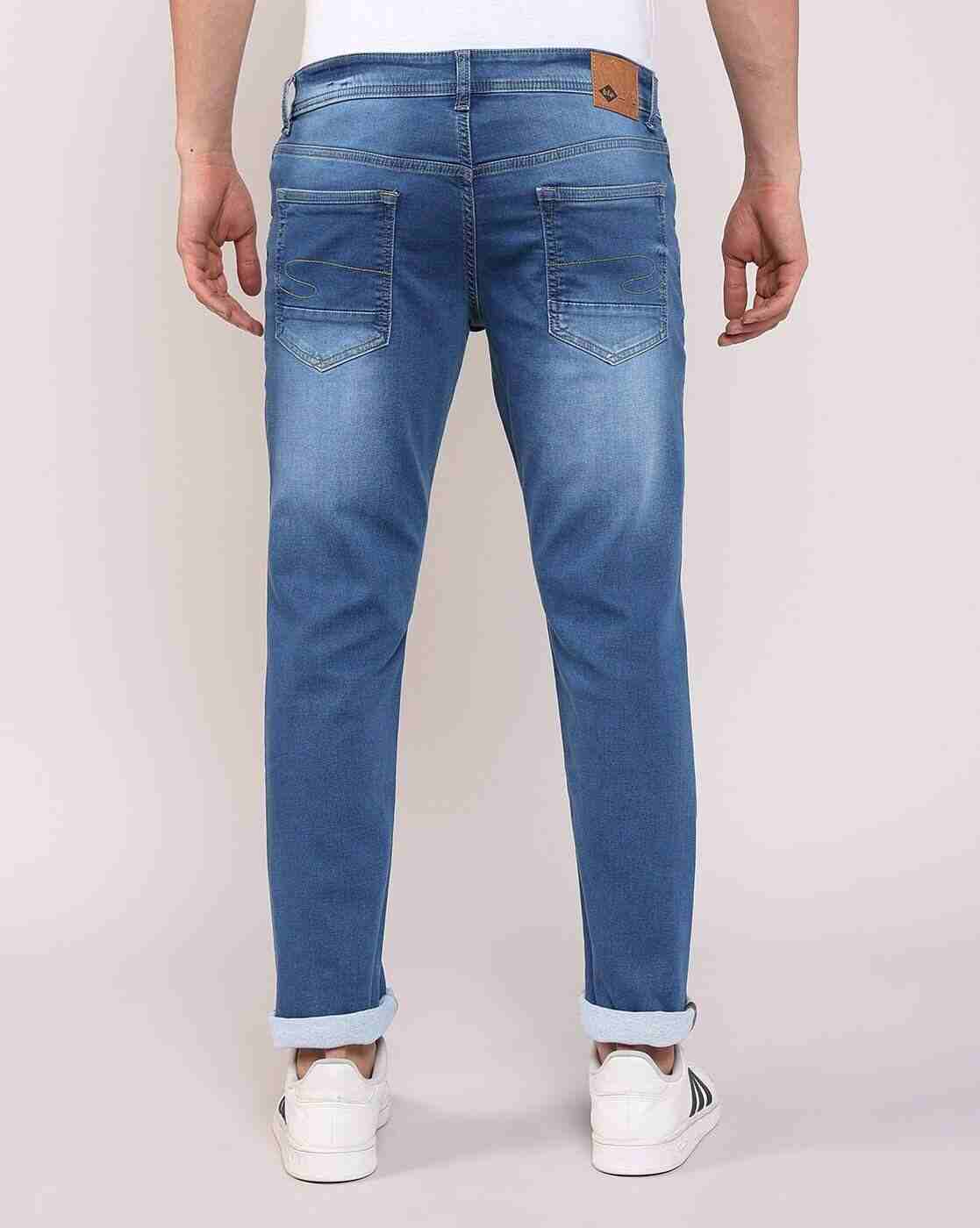 Lee Cooper | Men Mid-Wash Slim Fit Jeans|3