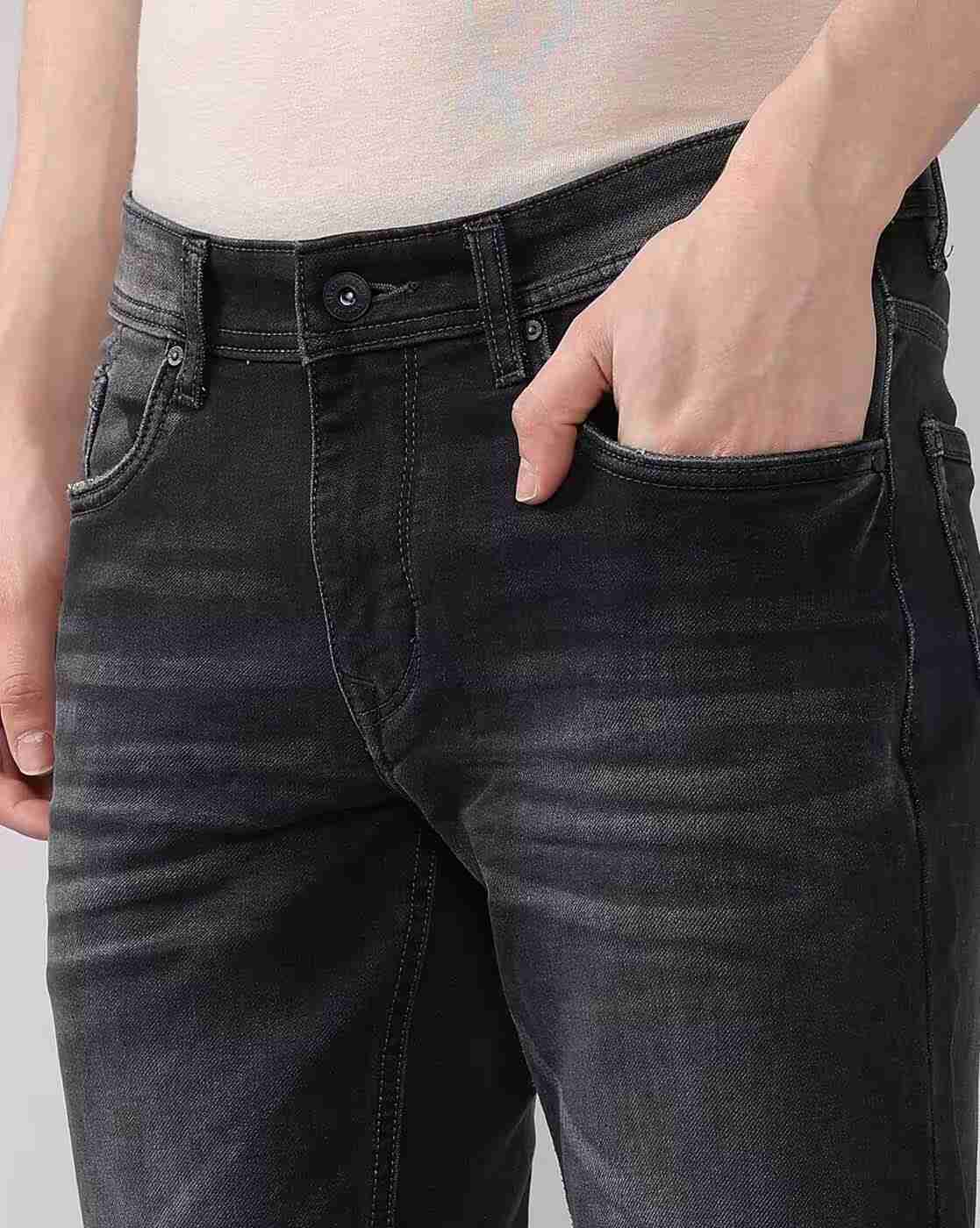 Lee Cooper | Men Mid-Wash Slim Fit Jeans|4