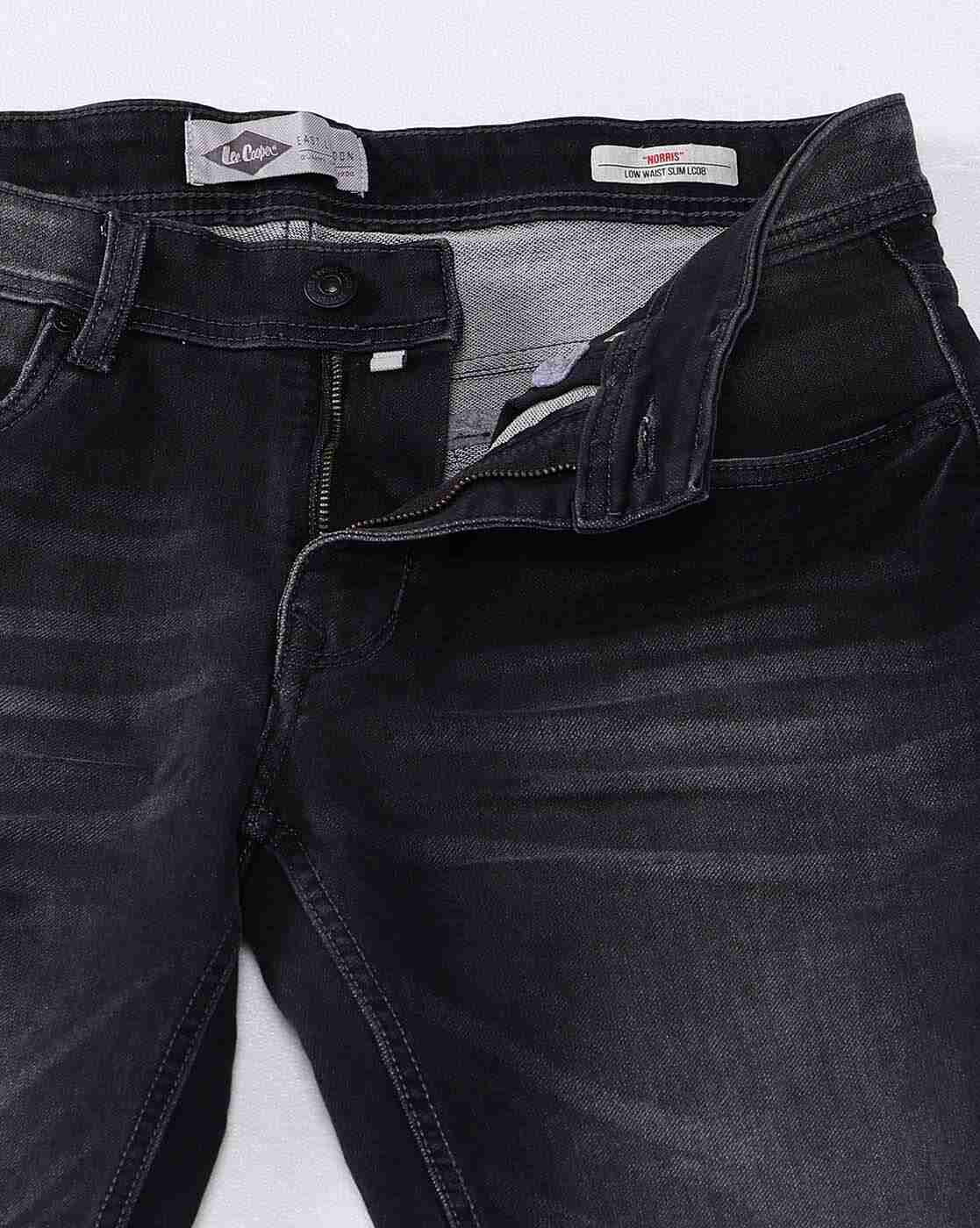 Lee Cooper | Men Mid-Wash Slim Fit Jeans|5