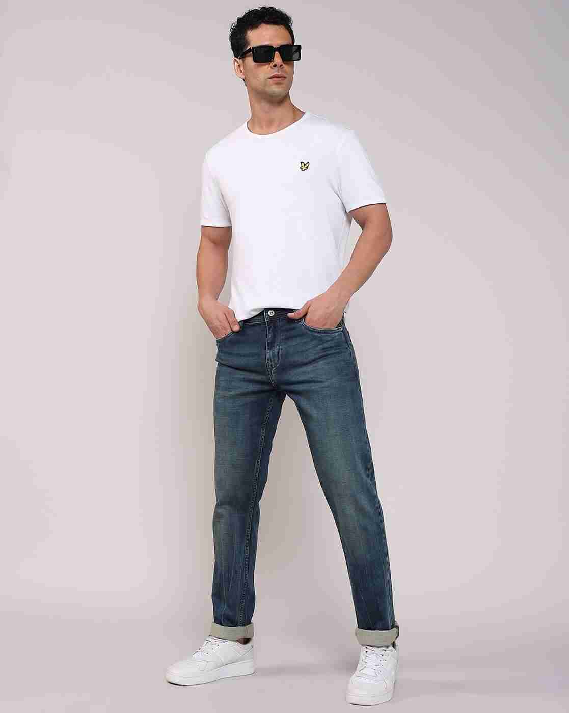 Lee Cooper | Men Lightly Washed Straight Jeans|0