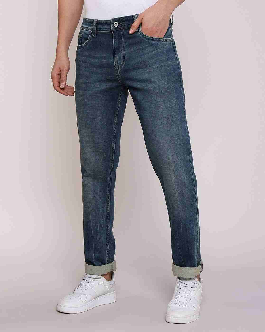 Lee Cooper | Men Lightly Washed Straight Jeans|1