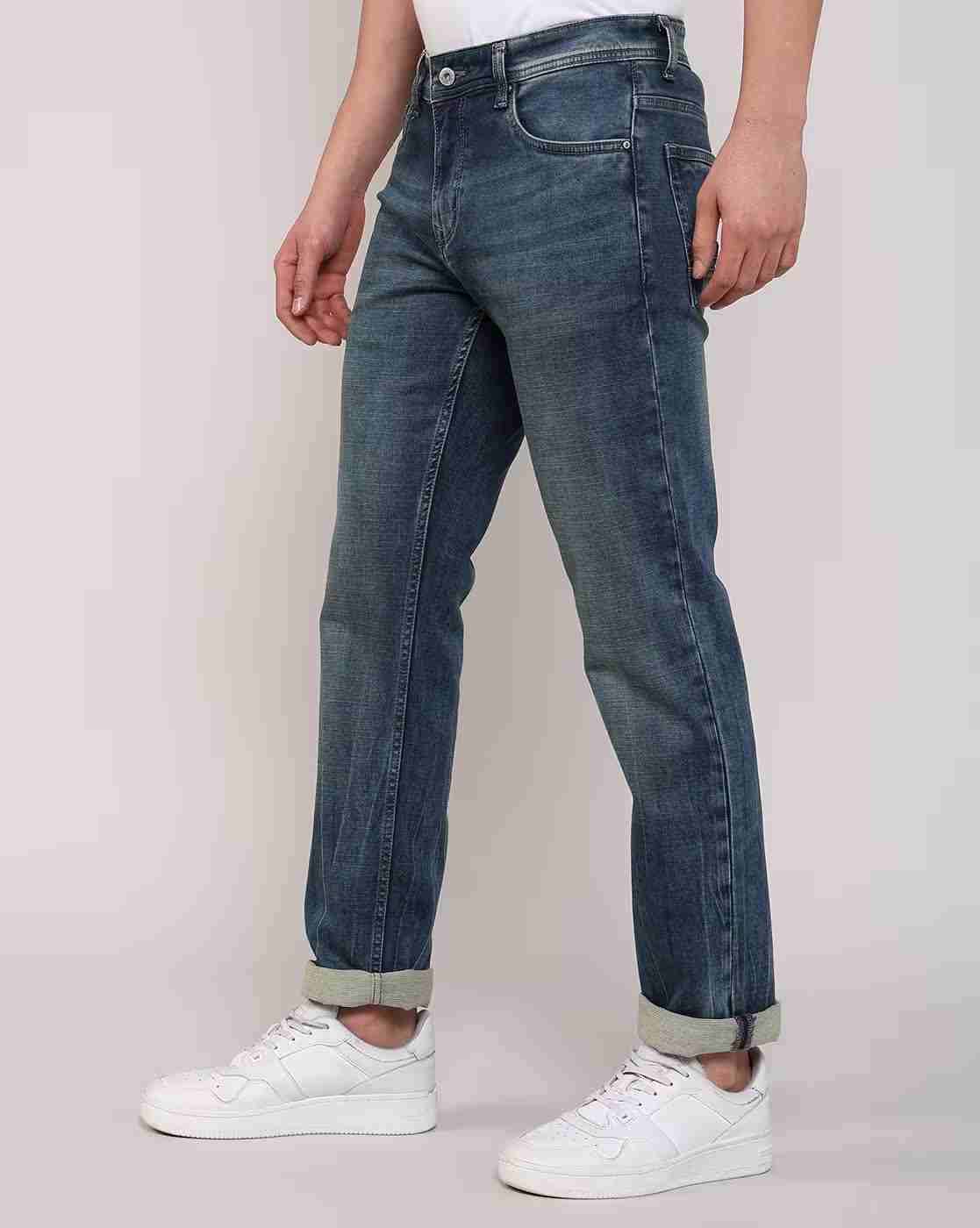 Lee Cooper | Men Lightly Washed Straight Jeans|2