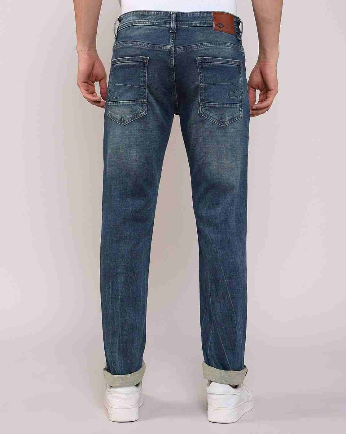 Lee Cooper | Men Lightly Washed Straight Jeans|3