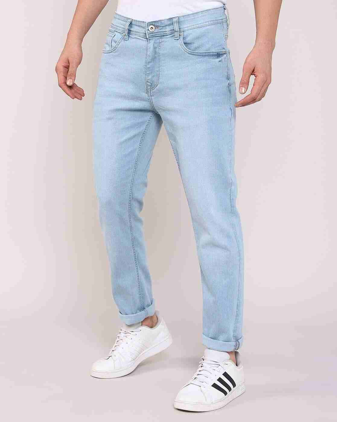 Lee Cooper | Men Lightly Washed Straight Jeans|1