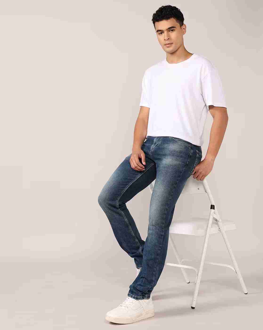 Lee Cooper | Men Lightly Washed Straight Jeans|0