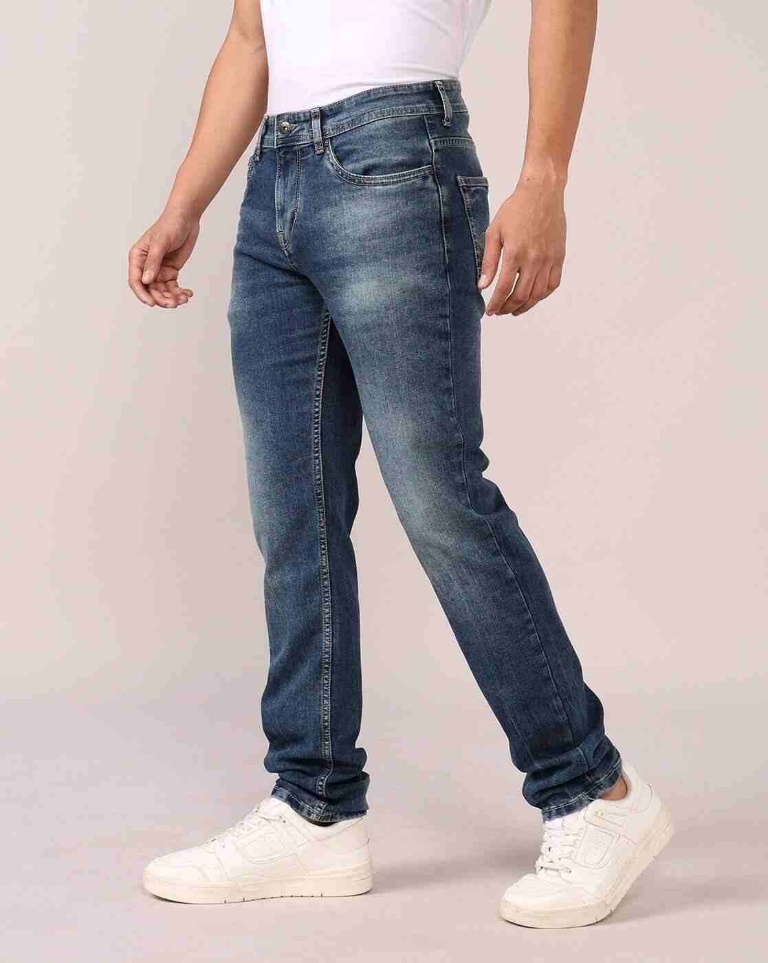 Lee Cooper | Men Lightly Washed Straight Jeans|1