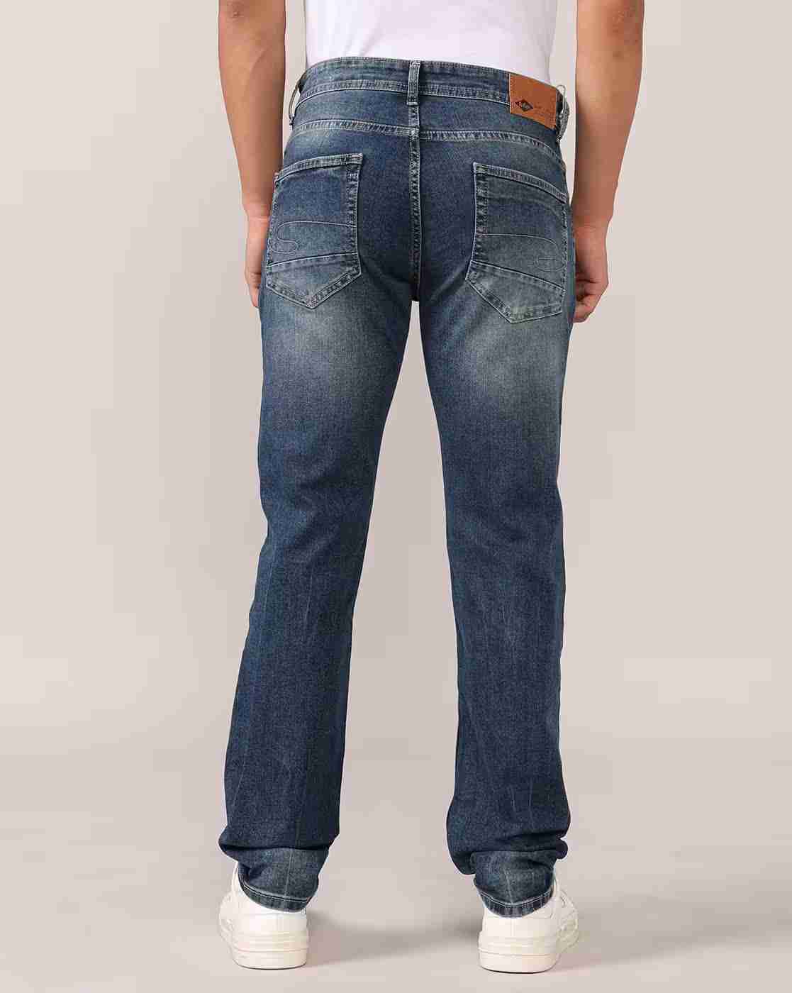 Lee Cooper | Men Lightly Washed Straight Jeans|2