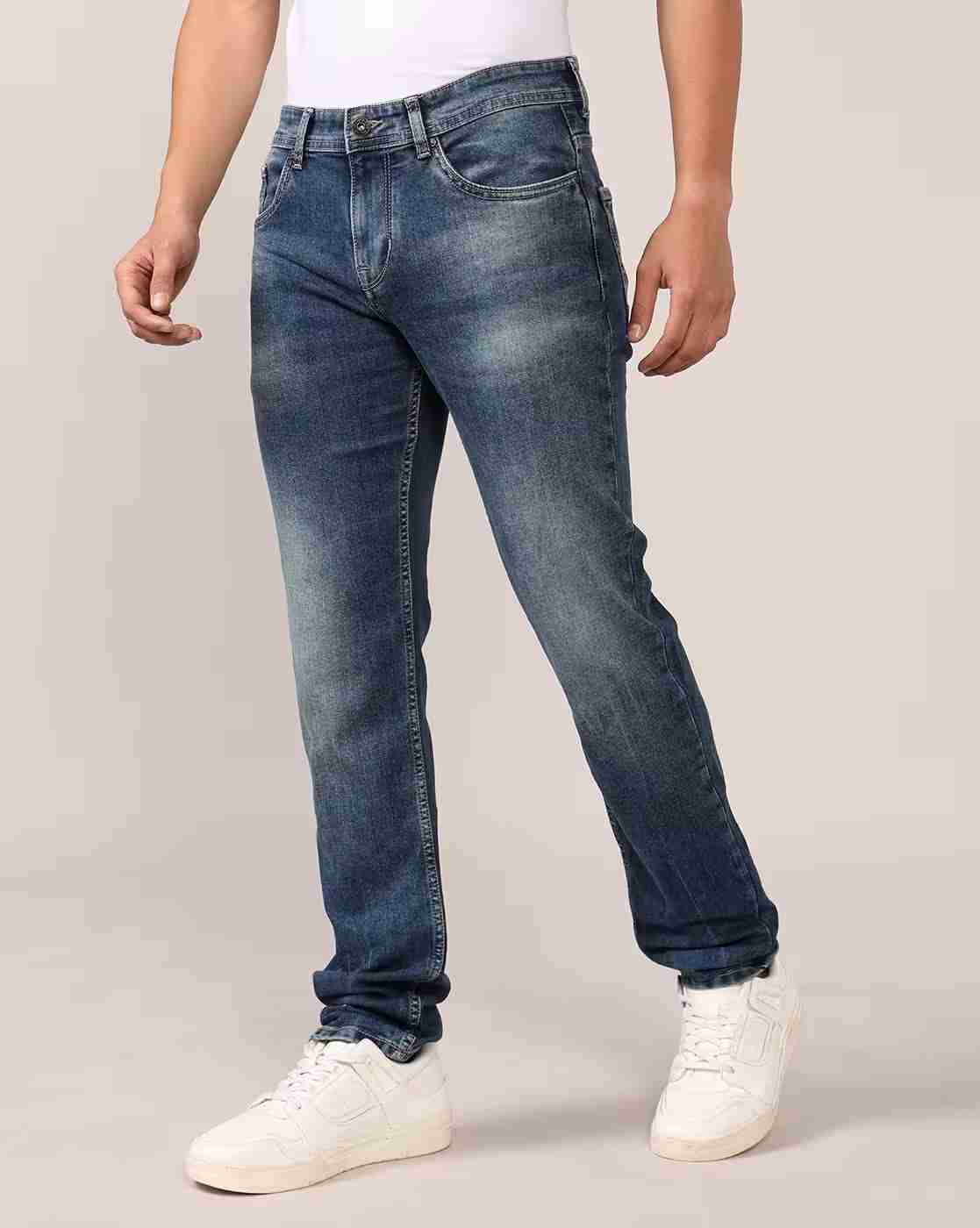 Lee Cooper | Men Lightly Washed Straight Jeans|3