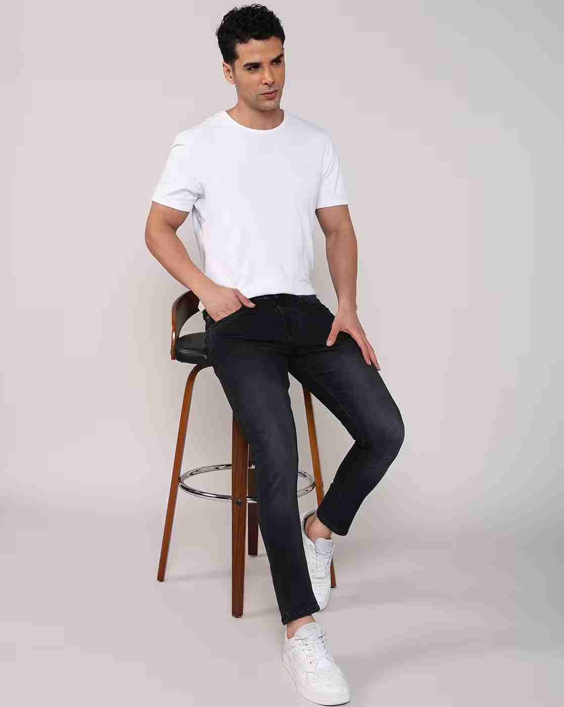 Lee Cooper | Men Lightly Washed Slim Fit Jeans|0