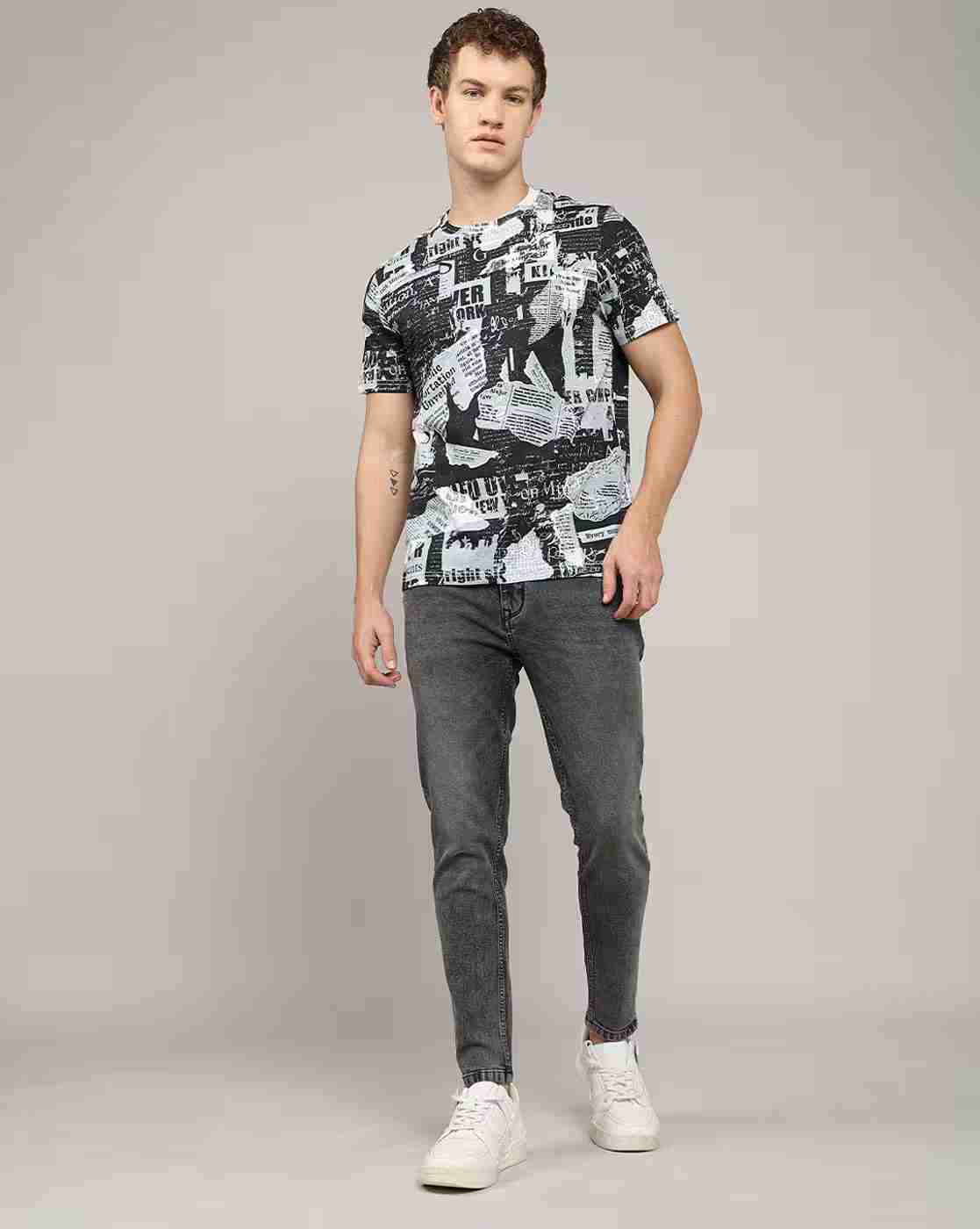 Lee Cooper | Men Lightly Washed Slim Fit Jeans|0