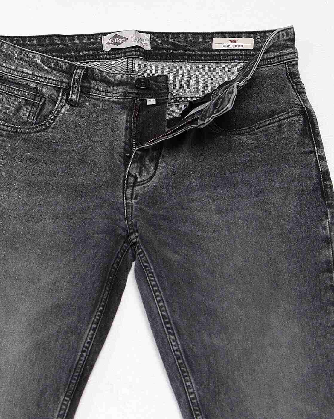 Lee Cooper | Men Lightly Washed Slim Fit Jeans|5