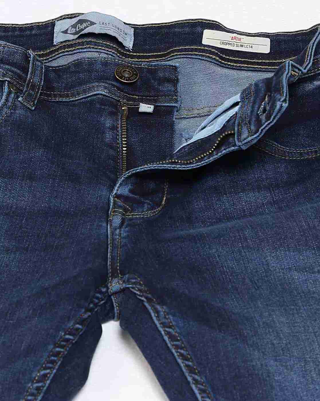Lee Cooper | Men Lightly Washed Slim Fit Jeans|5