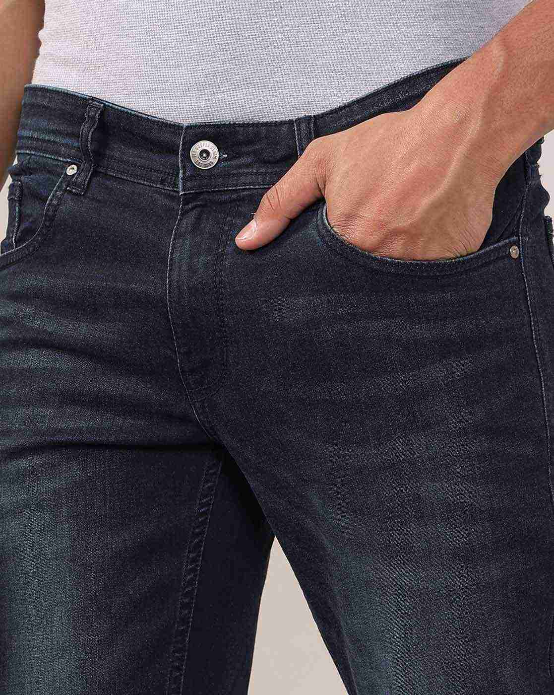 Lee Cooper | Men Lightly Washed Slim Fit Jeans|4