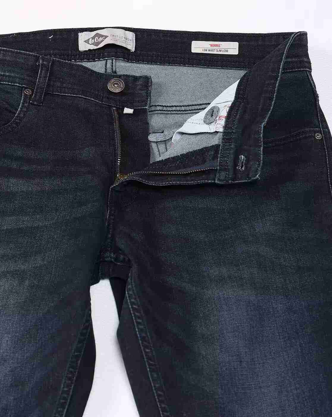 Lee Cooper | Men Lightly Washed Slim Fit Jeans|5