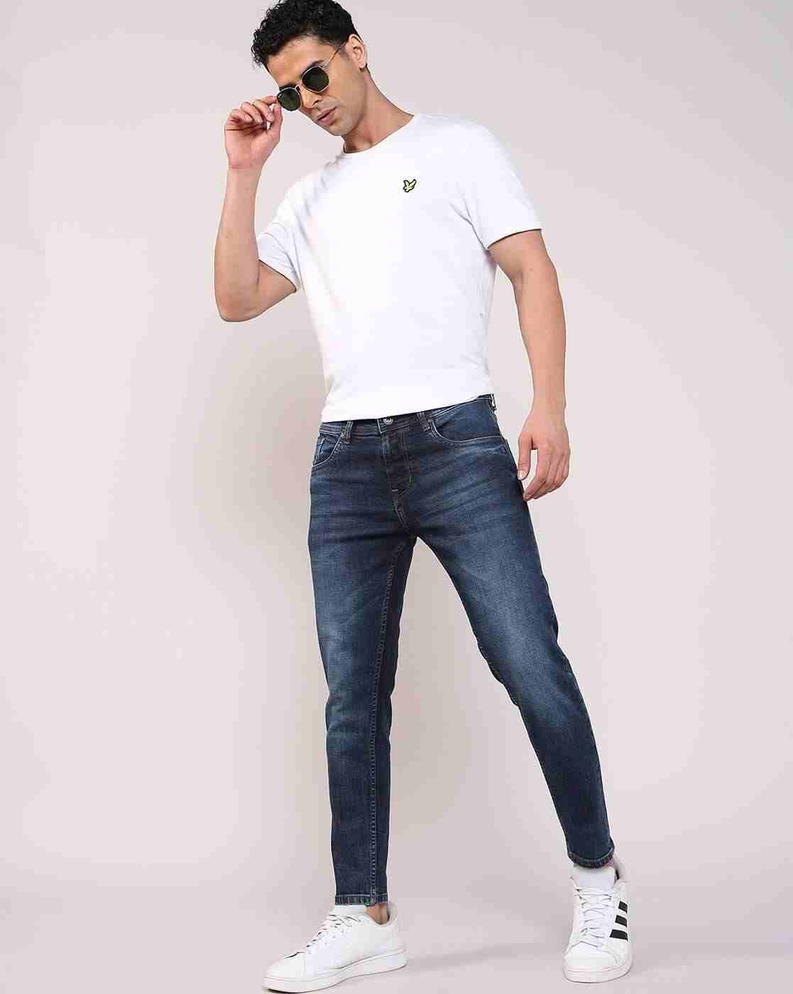 Lee Cooper | Men Lightly Washed Slim Fit Jeans|0