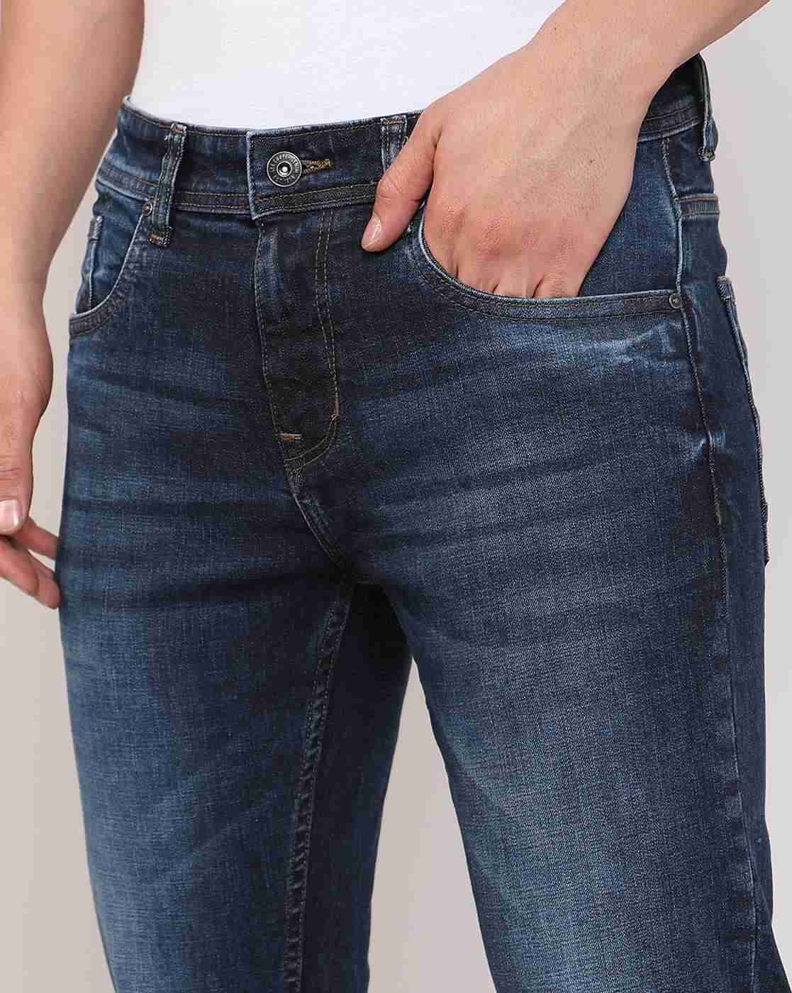 Lee Cooper | Men Lightly Washed Slim Fit Jeans|4