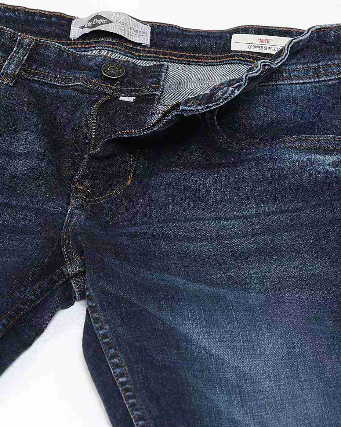 Lee Cooper | Men Lightly Washed Slim Fit Jeans|5